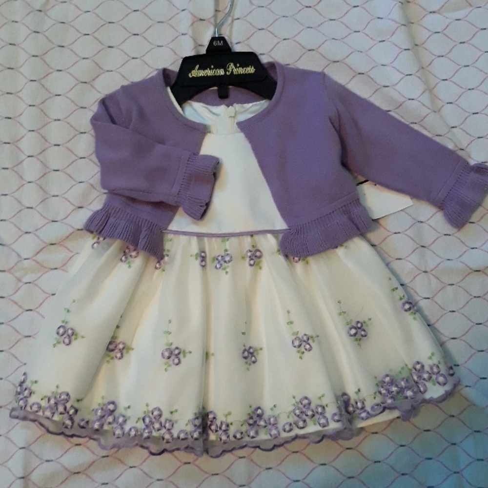 Baby girl purple dress